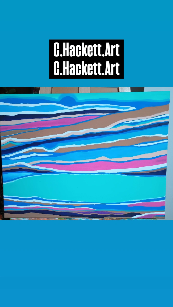Book cover with blue background, black rectangle with white text, and colorful abstract lines below.