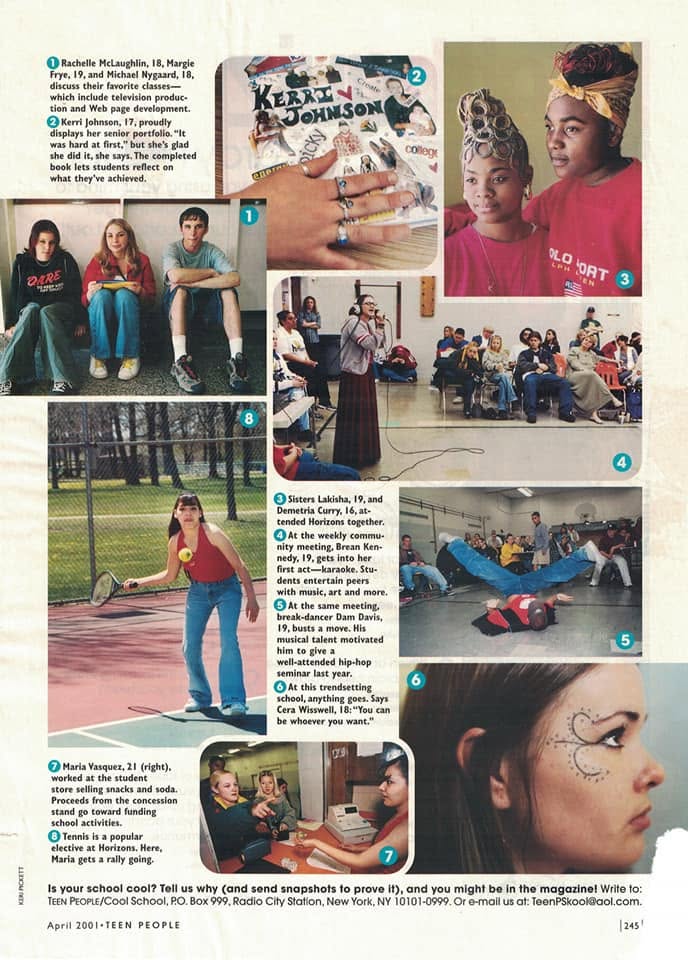 Collage of children and adults in various activities, including reading, playing, and sitting in groups, with a girl drawing on her face.